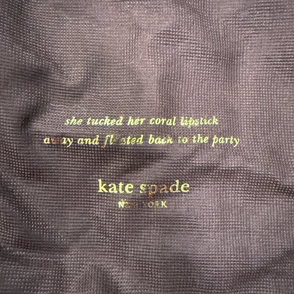 KATE SPADE NEW YORK QUILTED LIGHT TAUPE SILVER CHAIN BAG SMALL LIKE NEW - Picture 3 of 15